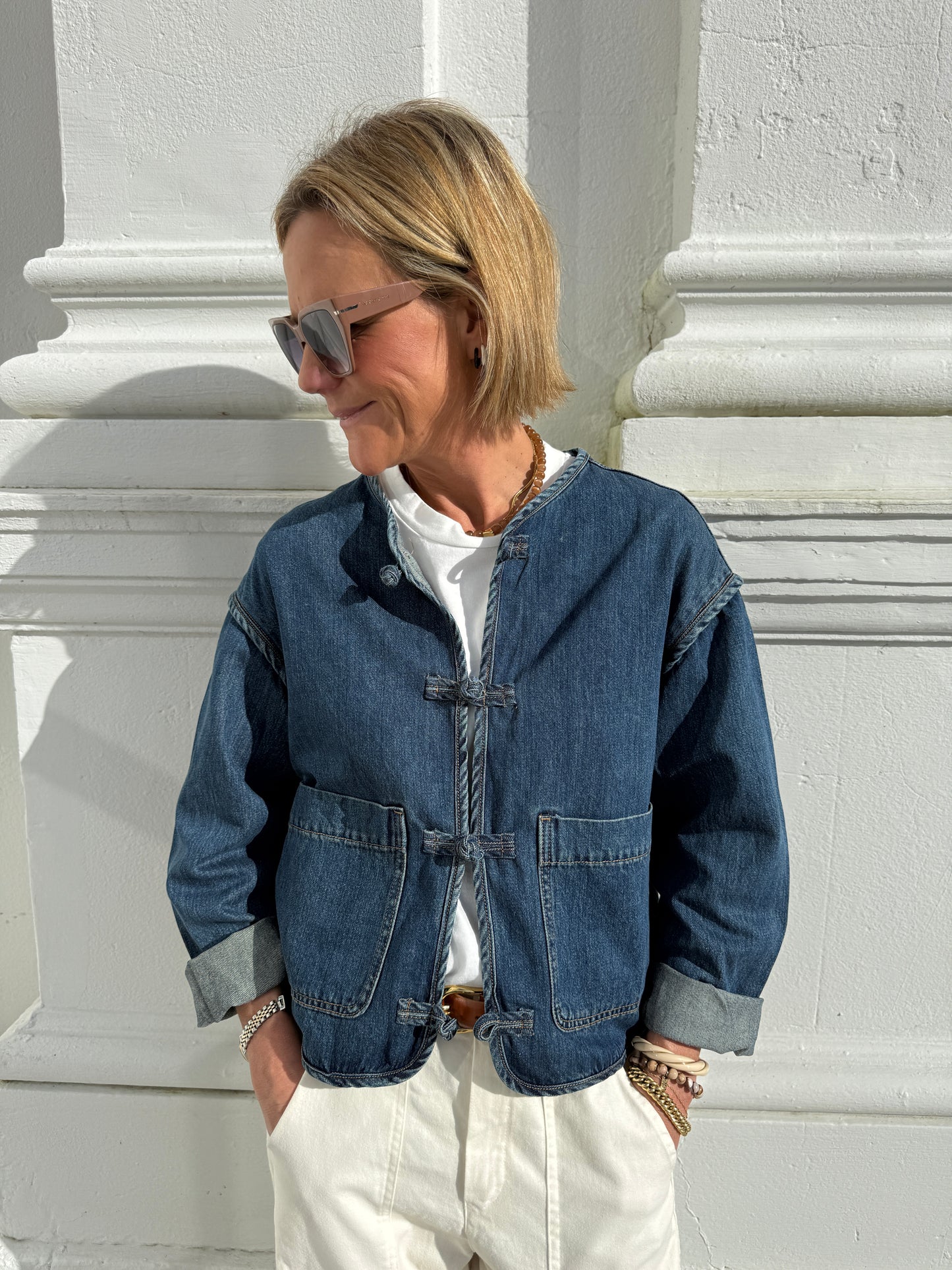 Denim Knot Jacket