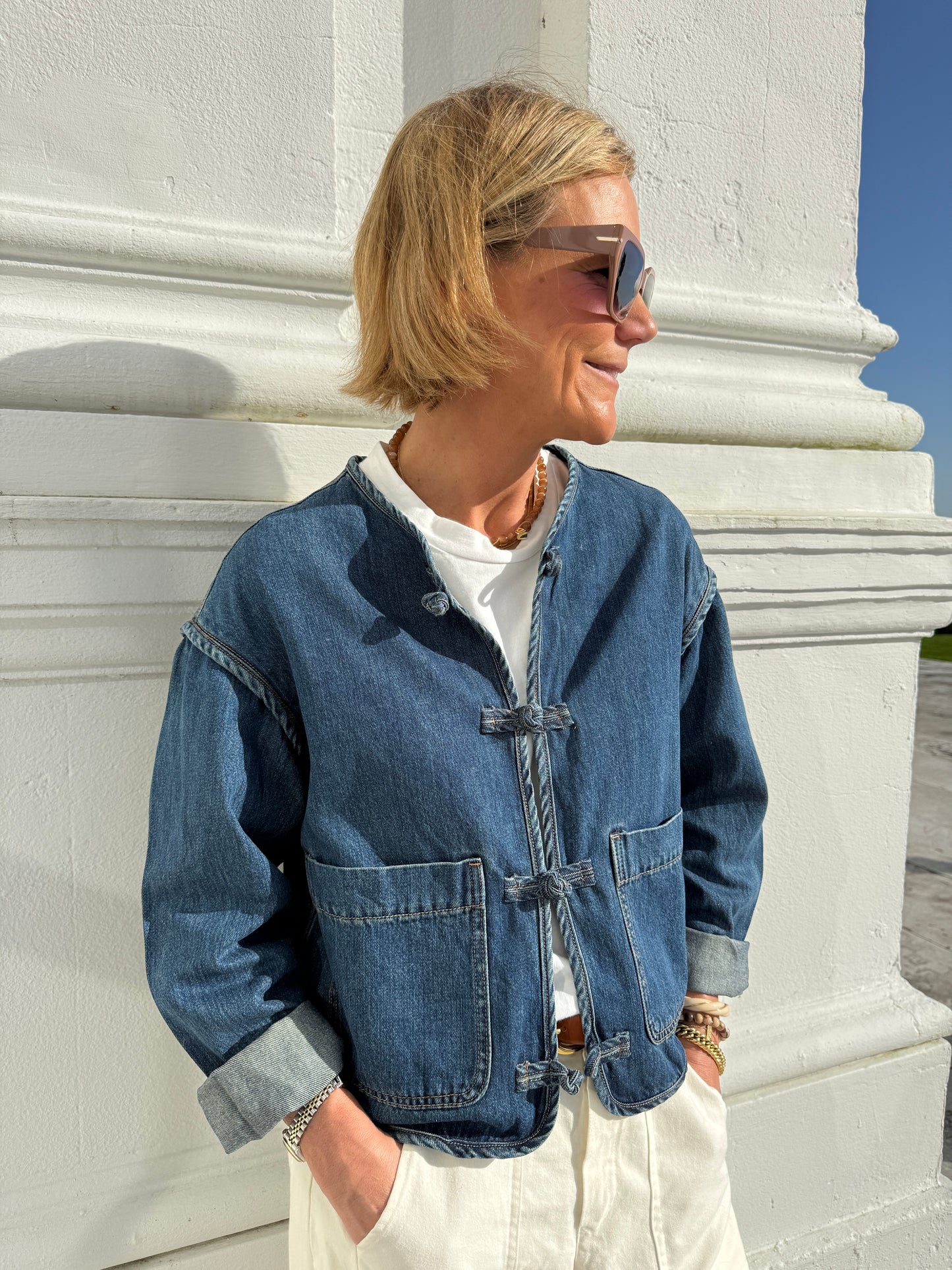 Denim Knot Jacket