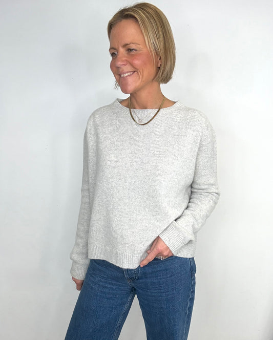 Grey Lambs Wool Jumper