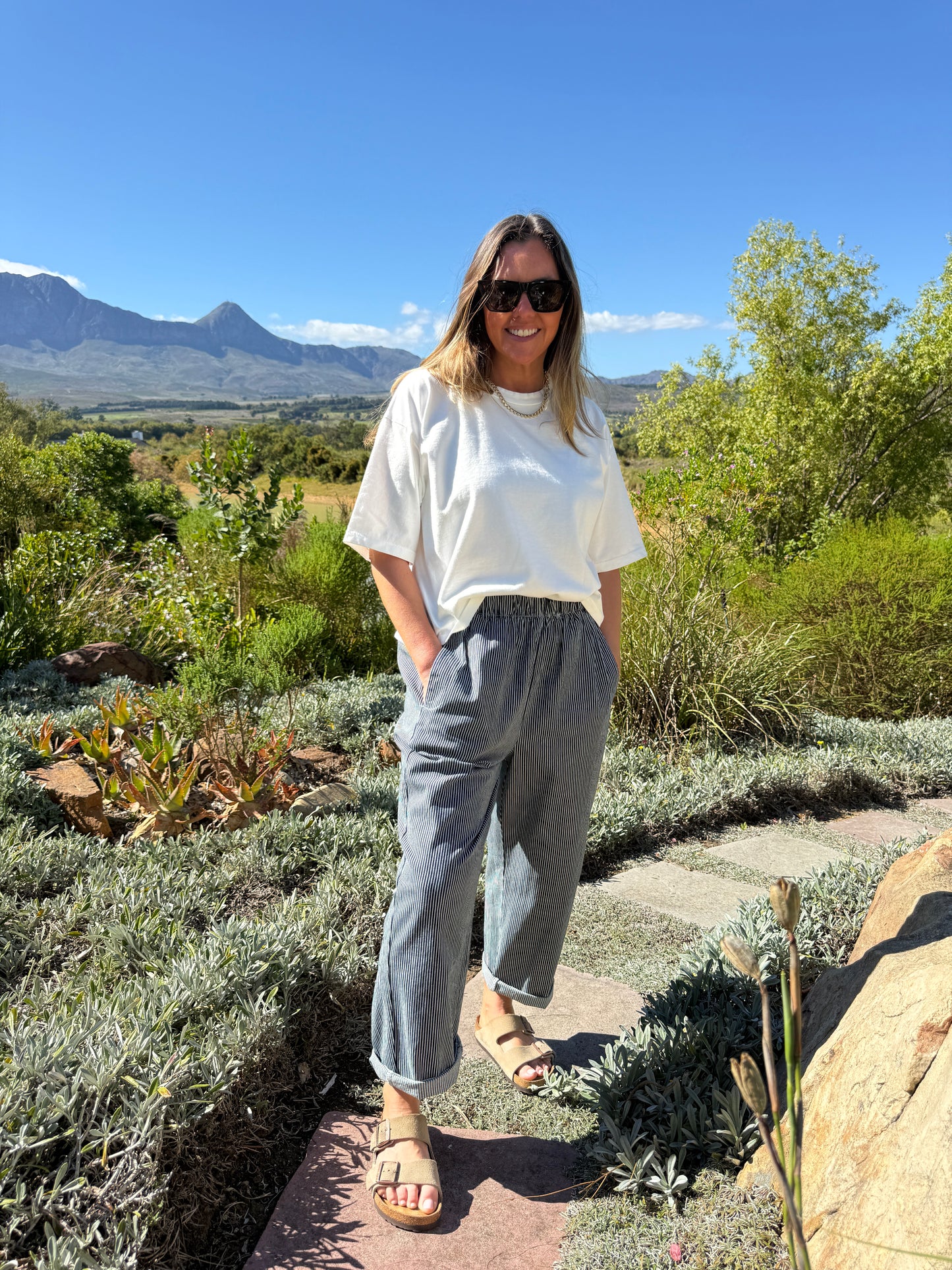 White Boxy Tee