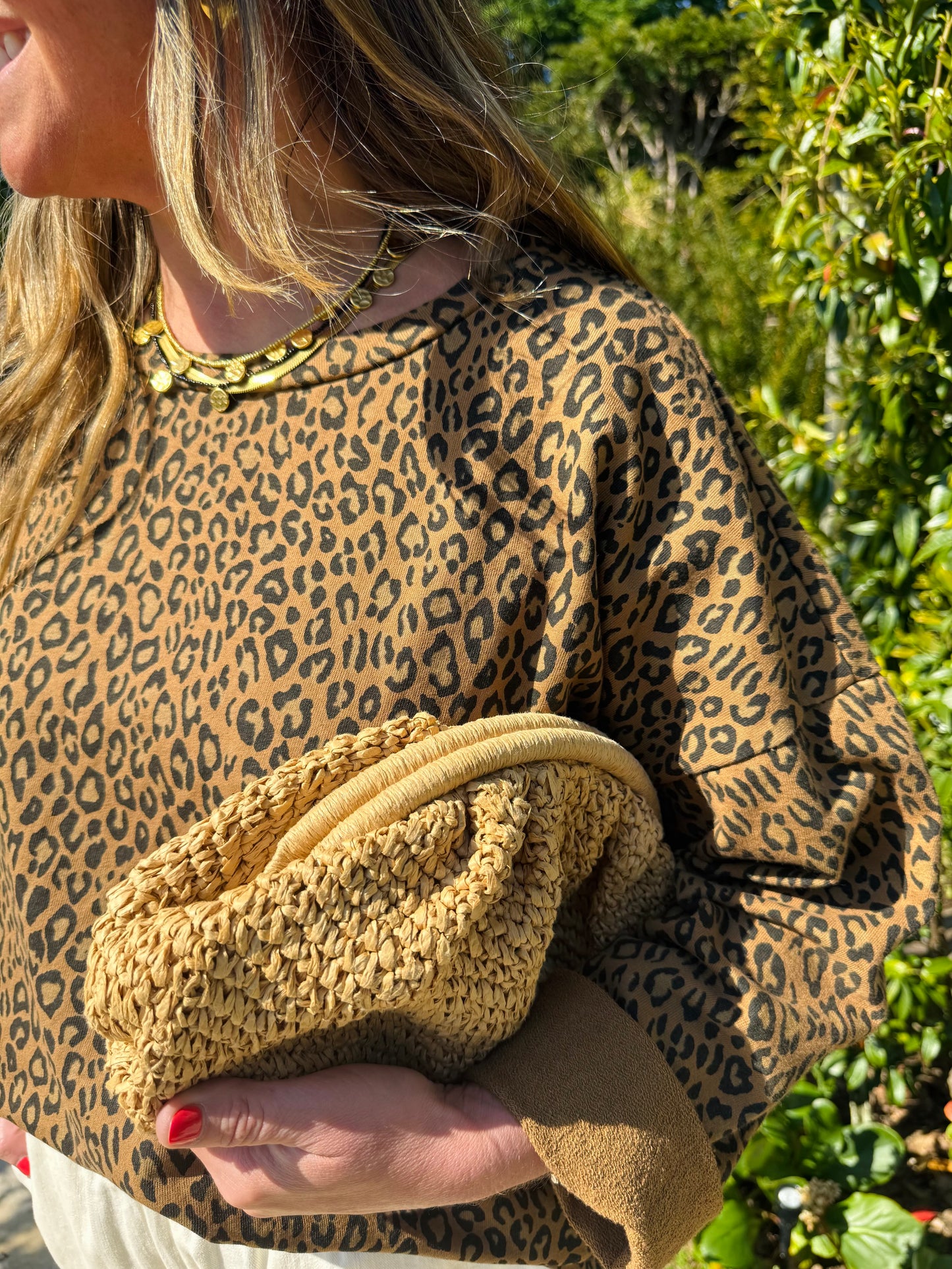 Leopard Print Sweatshirt