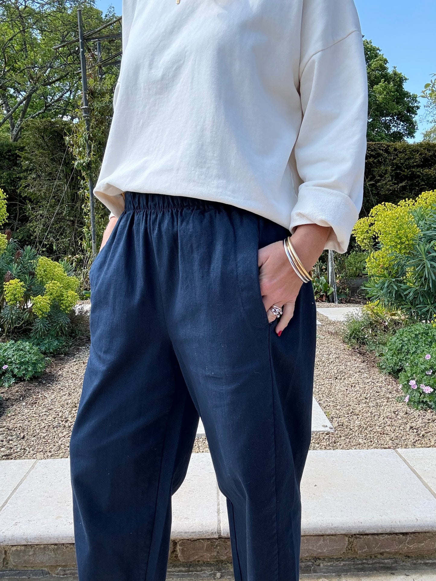 French Navy Trousers