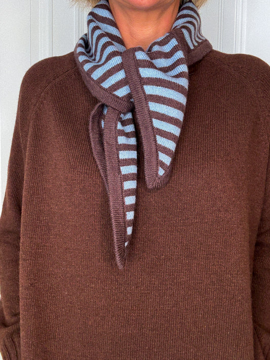 Stripe Knit Scarf