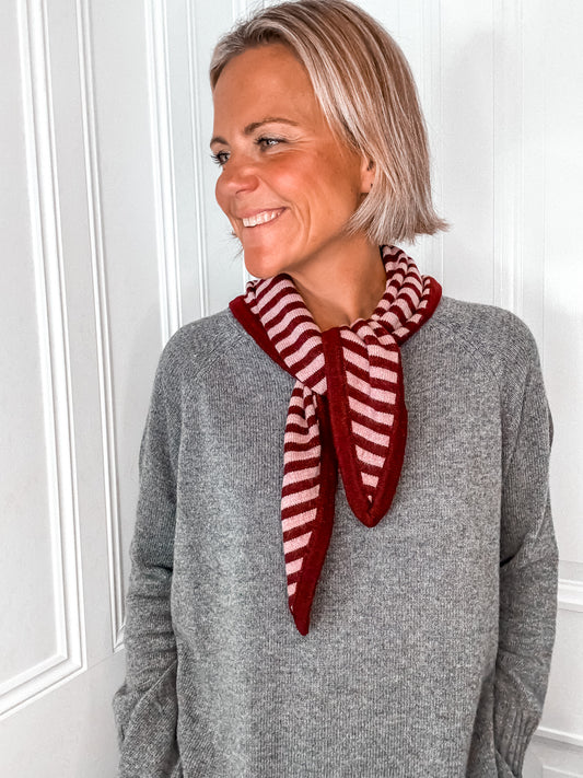 Stripe Knit Scarf